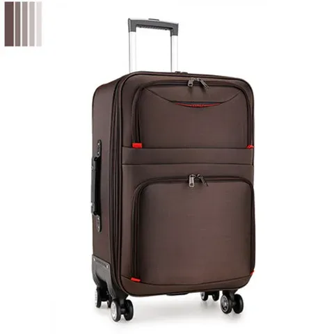 valise de grande capacité avec serrure à combinaison, bagage de voyage embarqué, boîtier de chariot en tissu oxford imperméable de 28 pouces surdimensionné