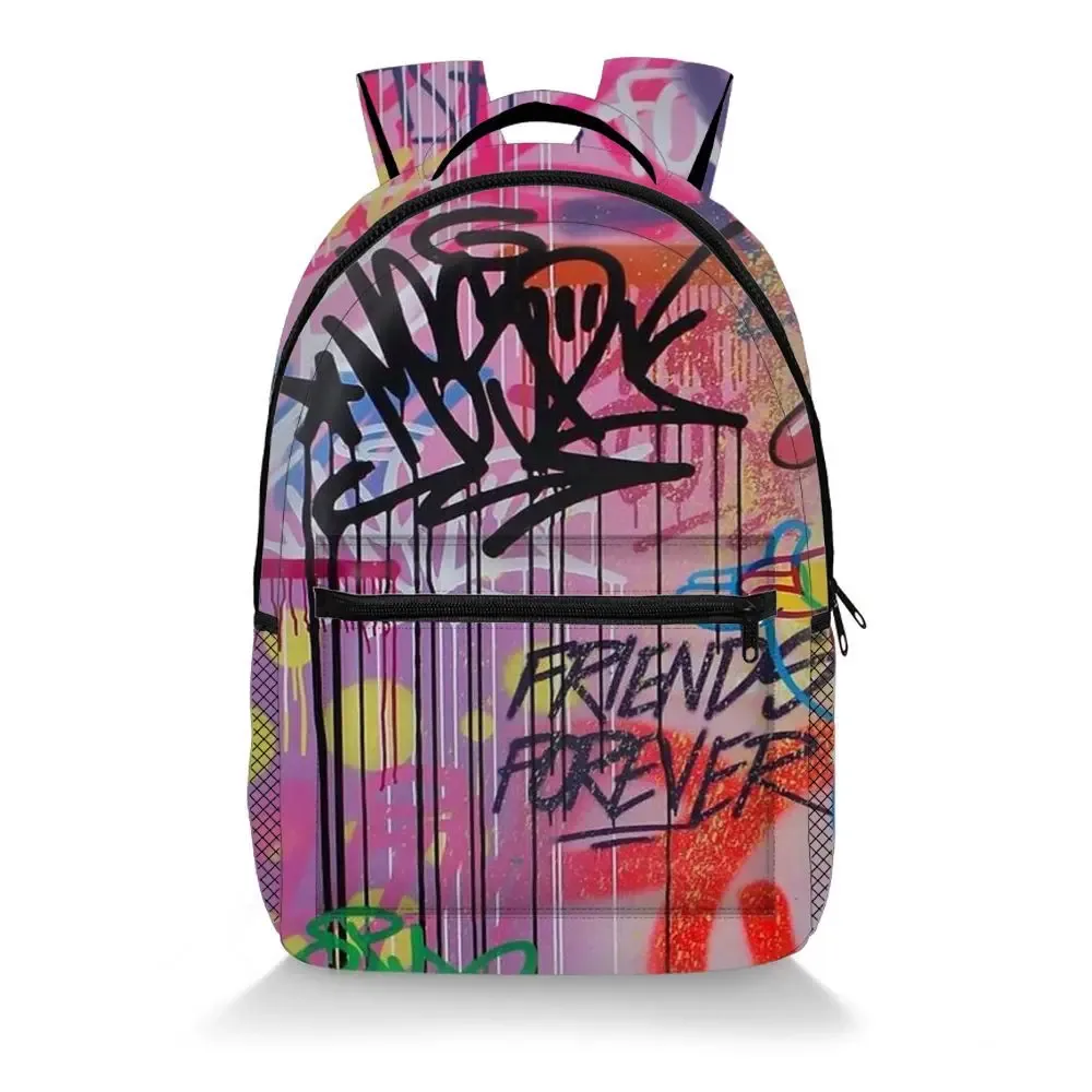 sac à dos hip hop populaire pour étudiants, sac à dos coloré à géométrie colorée, impression 3d, oxford, imperméable, pour garçons/filles, sacs à dos de voyage