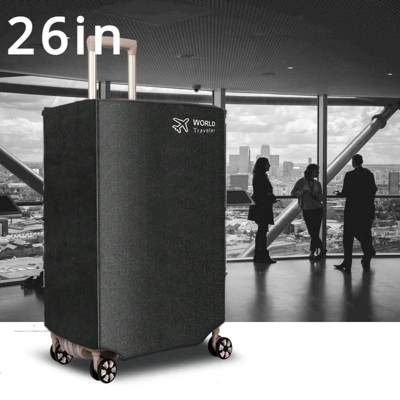 housse de protection pour bagages non tissée, 1 pièce, anti-poussière, valise à roulettes, résistante à l'usure, anti-rayures