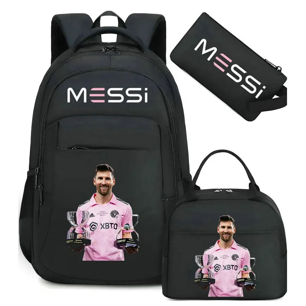 sac à dos imprimé messi, sac à dos de sport, de football, décontracté, pour femmes et hommes, sacs d'école harajuku, sacs d'école pour femmes et hommes, mochilas de voyage