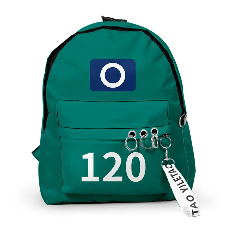 sac à dos cosplay game season2 coréen, sacs à bandoulière unisexes imprimés solides, sacs à main d'école de grande capacité pour étudiants