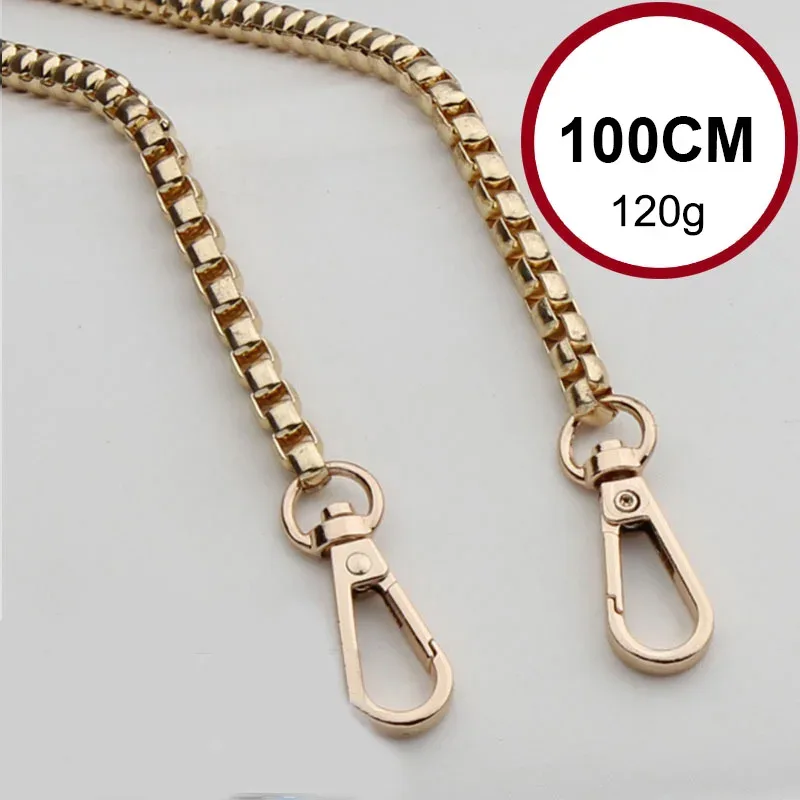 sangle de sac en acier inoxydable simple pour femme, accessoires de sac à main jodiy, sac à bandoulière initié, 100cm