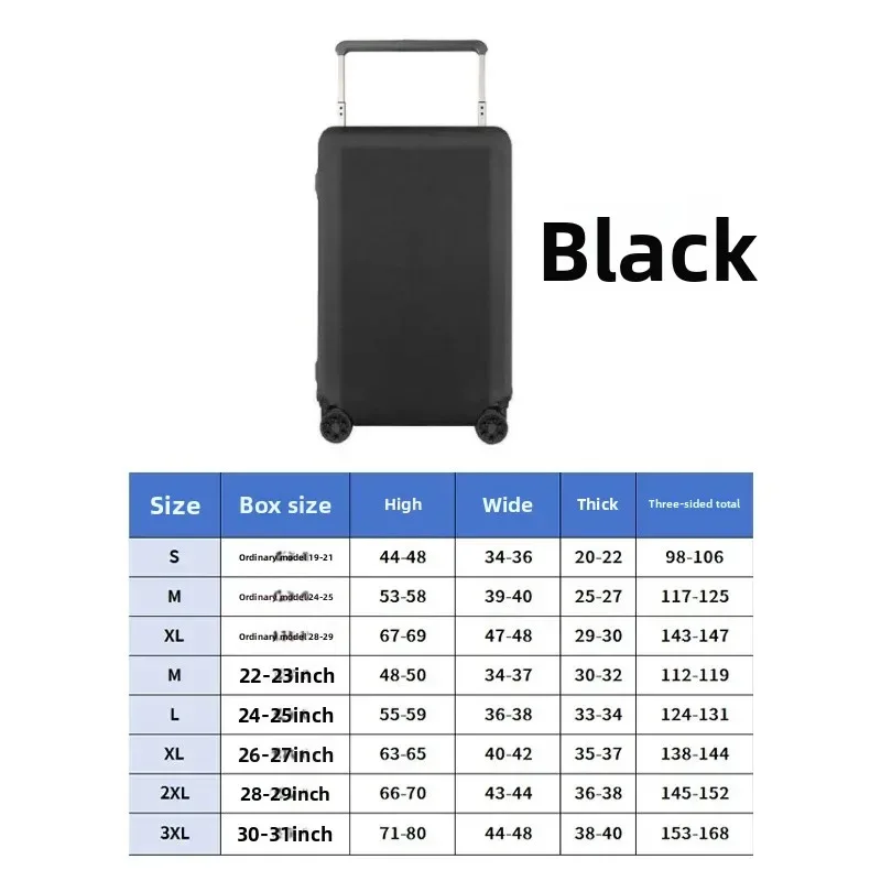 housse de bagage de voyage sportive épaissie pour tige de traction large, housse de protection spécialisée anti-poussière pour valise et étui en cuir