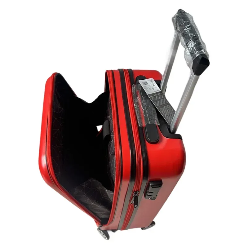 bagage à main de 20 pouces, valise à coque rigide à ouverture frontale, serrure tsa, bagage léger de marque de cabine spinner pour voyage d'affaires