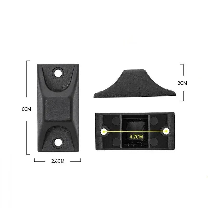 【ssummer10】【xxx】2 pièces patins de support de valise, pièces de rechange pour bagages, accessoires de pieds de valise