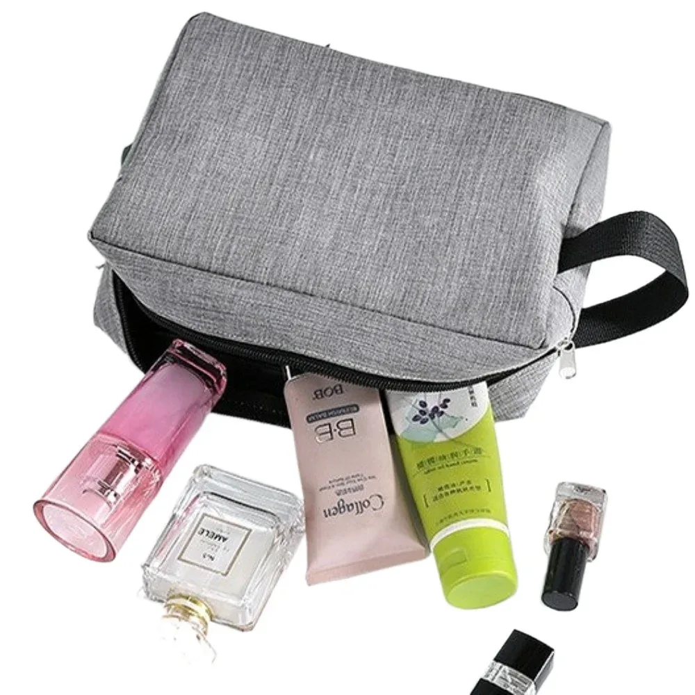 trousse de maquillage de voyage étanche, grande capacité, organisateur de cosmétiques, trousse de toilette, pochette de lavage, sac de rangement à fermeture éclair pour femmes et hommes