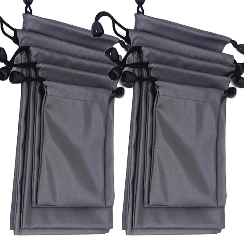 Oxford – sac à cordon étanche et anti-poussière, sac en Polyester noir, pochette pour câble de données de casque, pochette pour articles de sport, organisateur