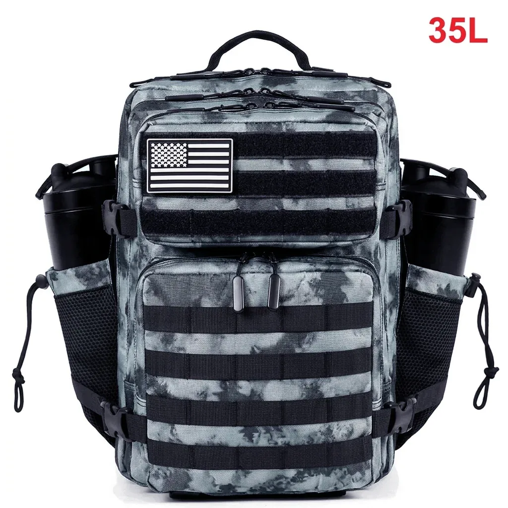 35l sac à dos tactique pour femmes hommes molle voyage en plein air camping randonnée sac sport week-end athlète sac à dos de gymnastique double porte-gobelets
