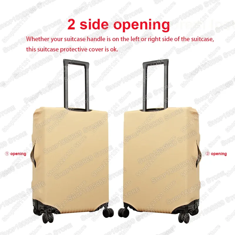 housse de valise élastique 3d motif animal (tigre/lion/lynx) qui brise la paroi, housse de protection pour valise à roulettes