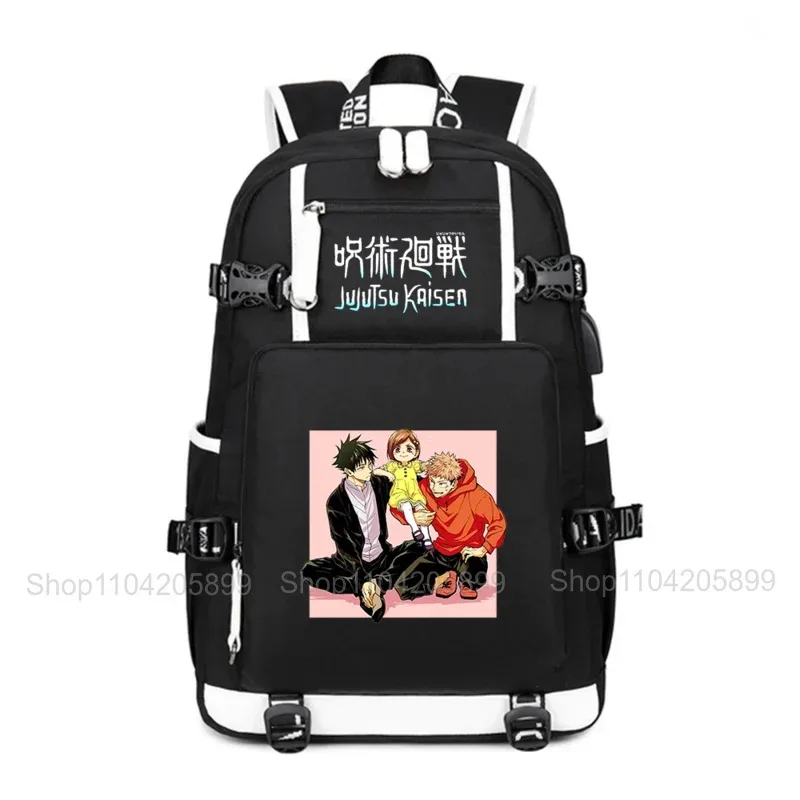 sac à dos jujutsu kaisen, mochila anime, cartable pour étudiants et adolescents, sacs d'école pour garçons et filles, grand sac à dos de voyage quotidien, cadeau