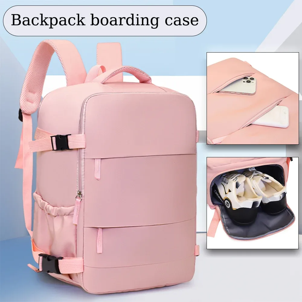 sac à dos de voyage polyvalent, 180 ° sac de voyage extensible, sac à compartiment pour ordinateur portable pour les voyages d'affaires et de loisirs