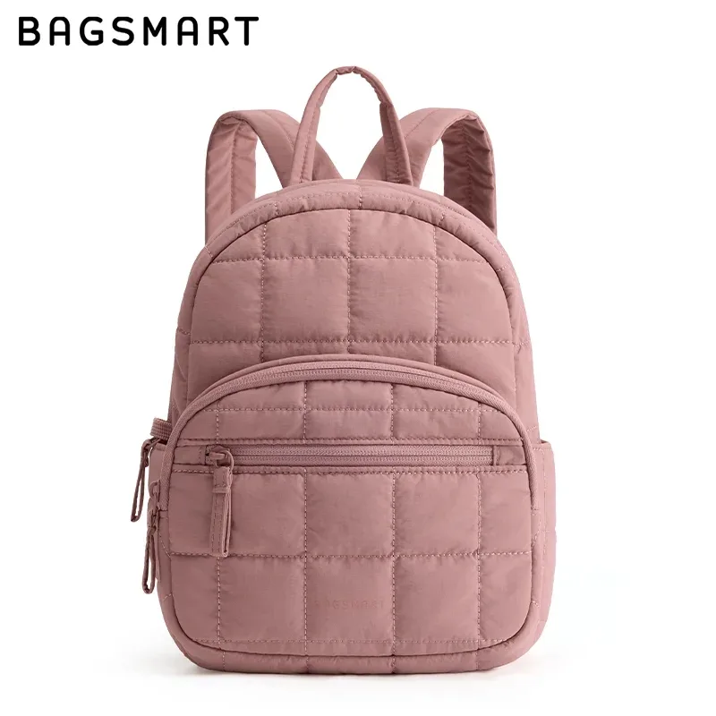 bagsmart petits sacs à dos femmes mignon fille collège livre sac multi-fonction mini sac à dos pour loisirs voyage simple femme sac à dos