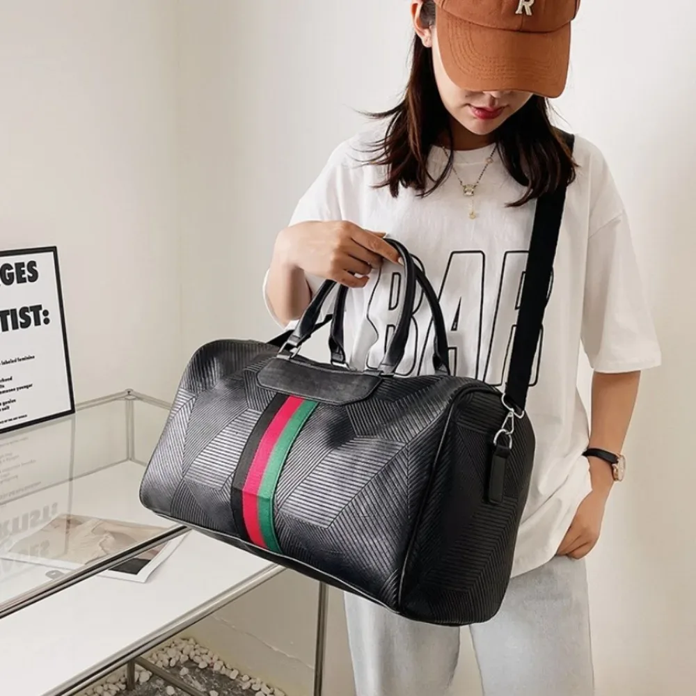 sac de voyage unisexe tendance, sac de sport portable grande capacité, sac de rangement pour courtes distances, sacs à main de luxe de créateur