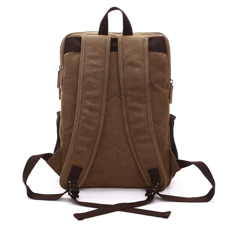 sac à dos pour hommes sac à dos en toile vintage sacs de voyage pour hommes sac à dos de grande capacité sac à dos pour ordinateur portable sac d'école de haute qualité nouveau