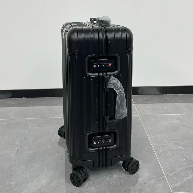 nouvelle valise à roulettes rigide en alliage d'aluminium de haute qualité, valise de voyage, 20 po, 26 po, 30 po, 31 po, 33 po, bagages en soute
