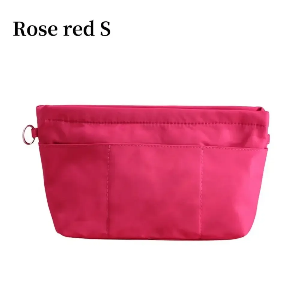 pochette à cosmétiques en feutre, 1 pièce, sac de rangement portable, durable, doublure multi-poches avec fermeture éclair