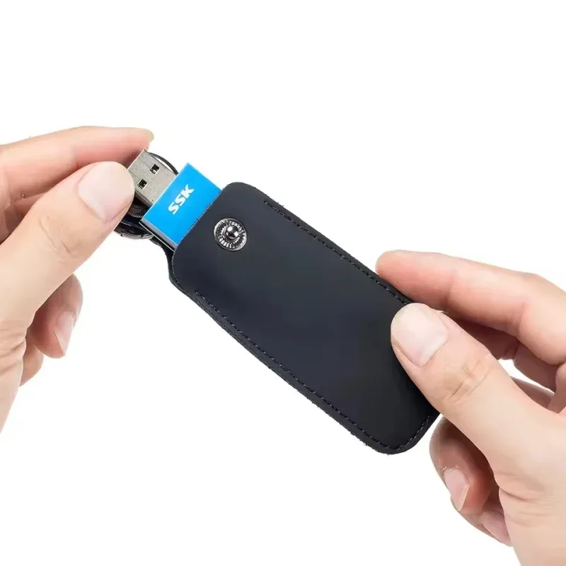 étui en cuir pour clé usb, porte-clés, sac de rangement pour clé usb, housse de protection pour clé usb, étui pour clé mémoire