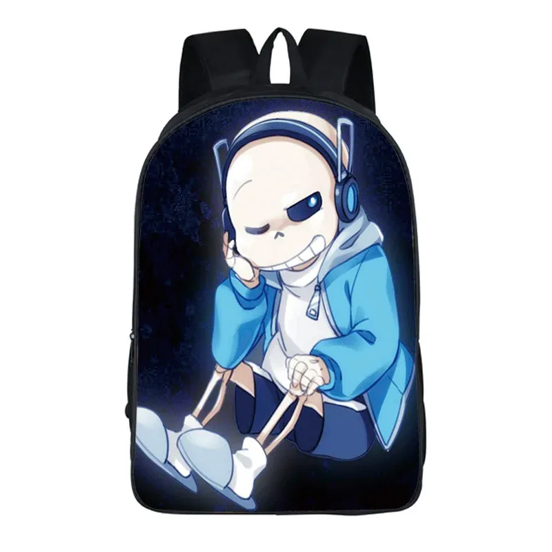 undertale dessin animé sac à dos sac d'école 40 cm/15.7 pouces sac à dos livre sacs ordinateur sac à dos pour garçon fille meilleur cadeau