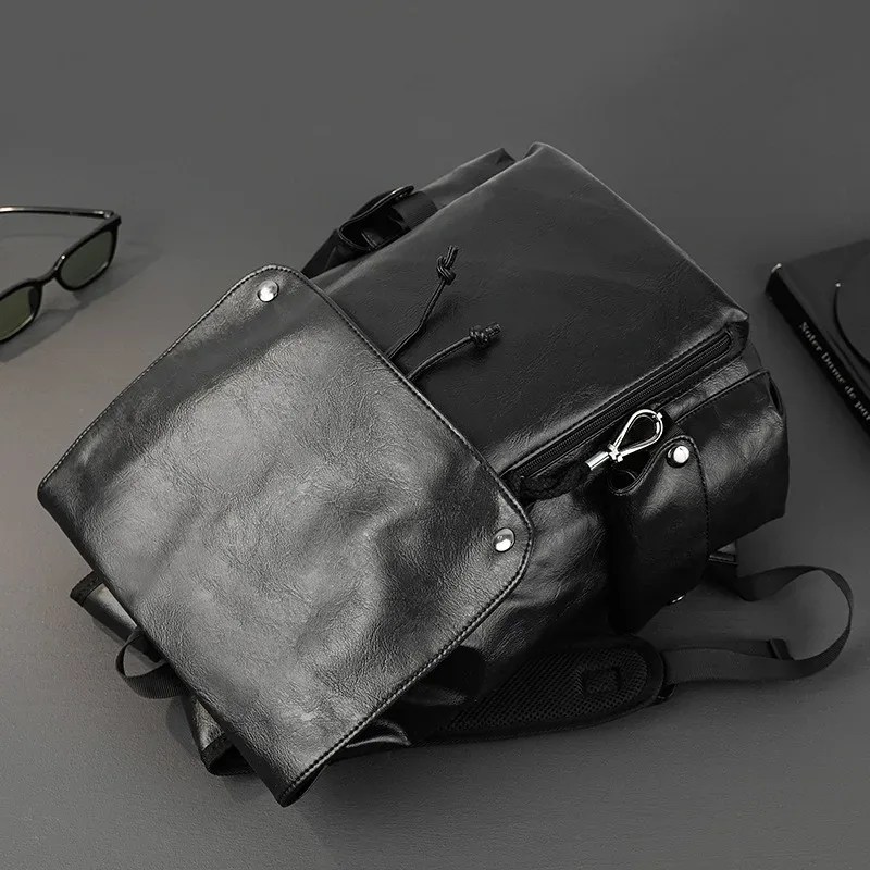 nouveau sac à dos homme 2026 – design tendance, grande capacité, idéal voyage et ordinateur portable, sac d'école souple de luxe