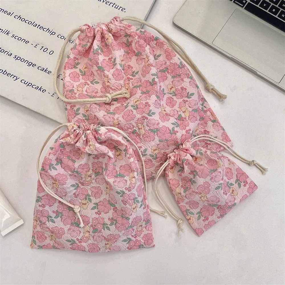 sac de maquillage pour femmes, dessin animé mignon, pochette kawaii, articles de toilette portables, organisateur de rangement de cosmétiques, sac à cosmétiques de voyage, étui à cordon