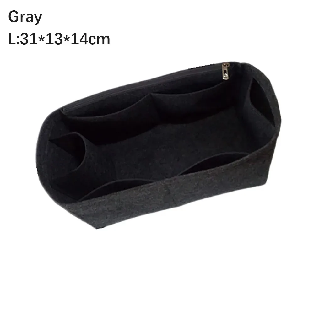 sac à main en feutre simple, sac d'insertion, support de sac, sac interne multi-poches, sac portable de voyage, organisateur pour birkin25/30/35