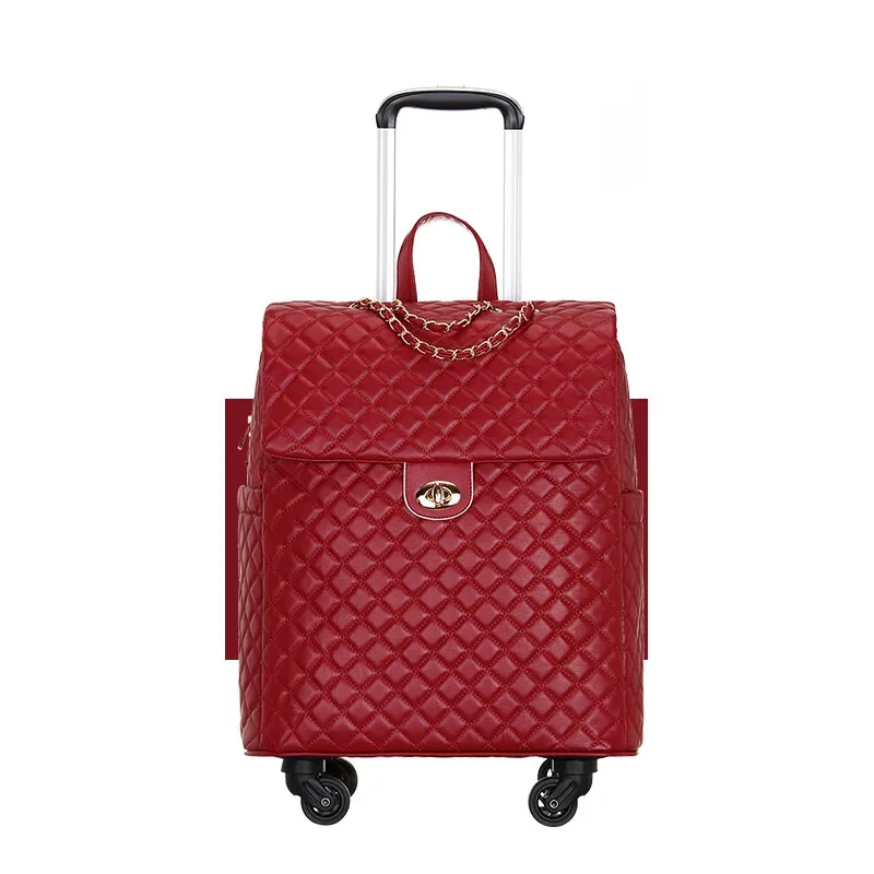 valise à roulettes avec roues silencieuses universelles, sac à bagages à roulettes, sacs de voyage légers, bagages à main à la mode, 20 po