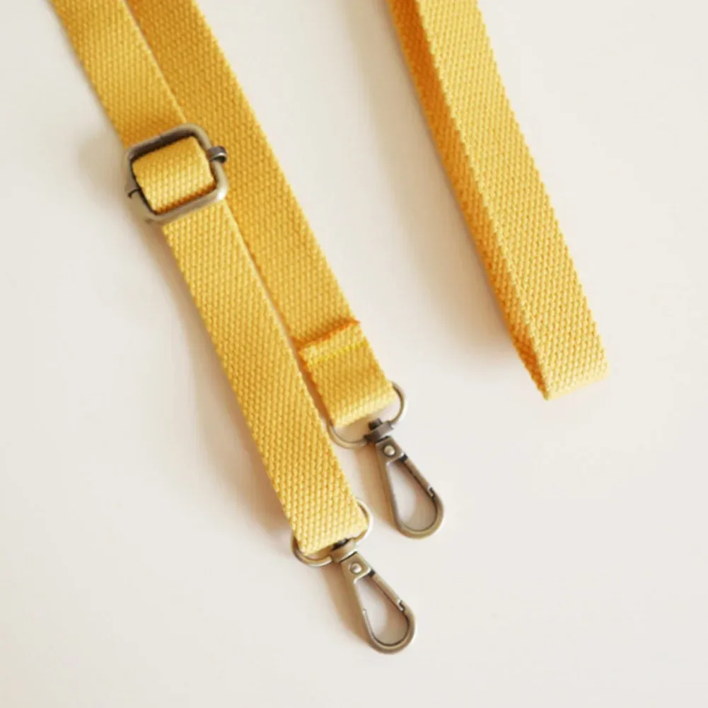 sangle de sac à bandoulière réglable pour femmes, ceintures de sac couleurs acidulées, sangle de remplacement en toile, accessoires de sac à la mode, 130cm de long