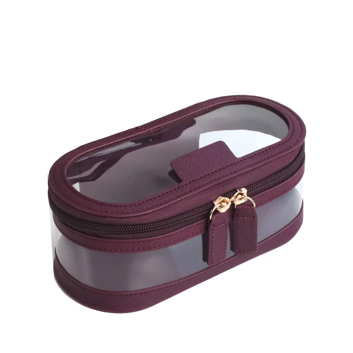 trousse de toilette de voyage en croûte de cuir saffiano pour femmes, nom personnalisé, boîte de rangement de maquillage suspendue portable, sac à cosmétiques pour femmes