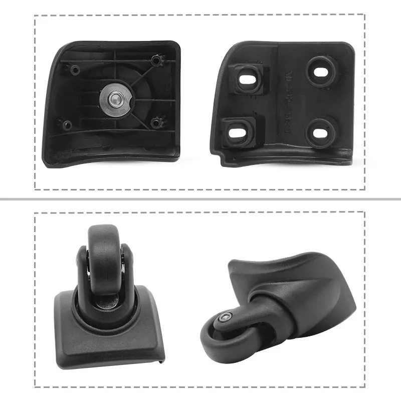 roues de rechange universelles pour valise de voyage en tissu 35t/zd244/zd-244, roulettes pivotantes à tirer