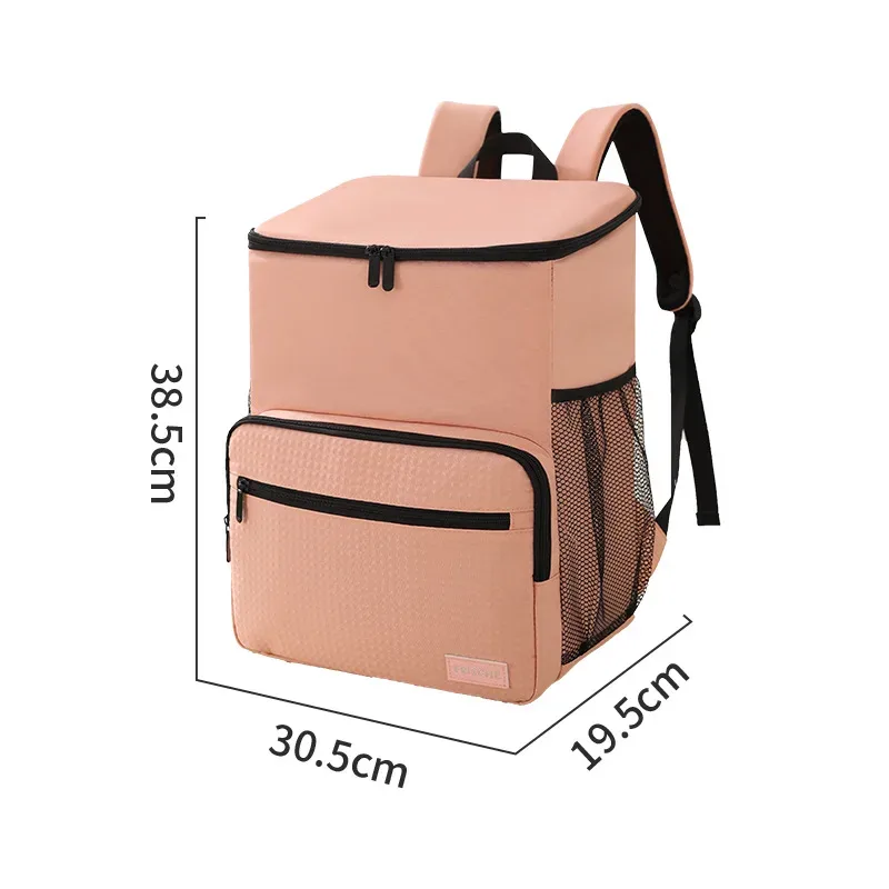 sac à dos isotherme de grande capacité en tissu oxford, 1 pièce, sac de bière de voyage en plein air, sac de glace étanche doublé de peva