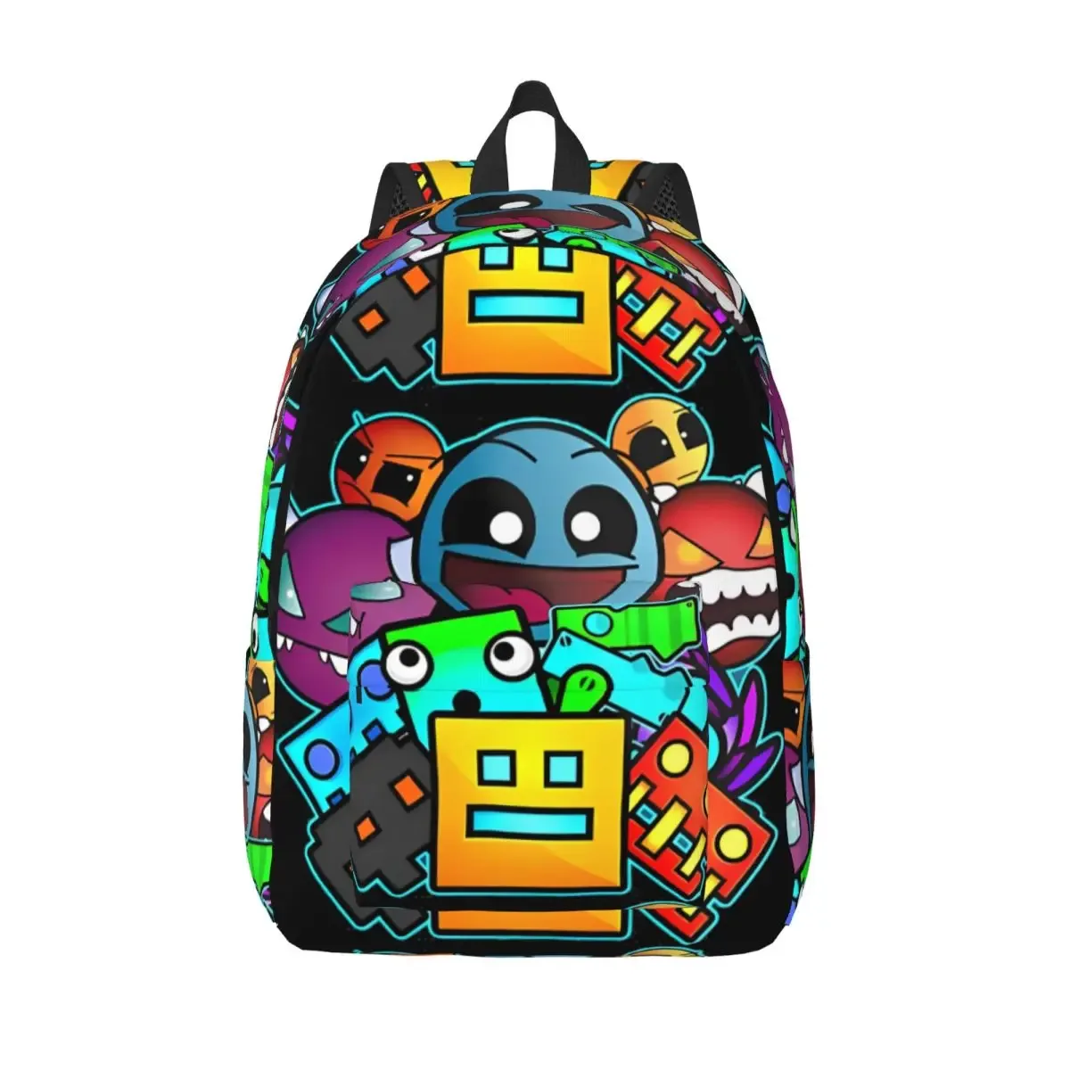 géométrie cube gaming dash sac à dos pour hommes femmes adolescent lycée affaires sac à dos ordinateur portable toile sacs sport