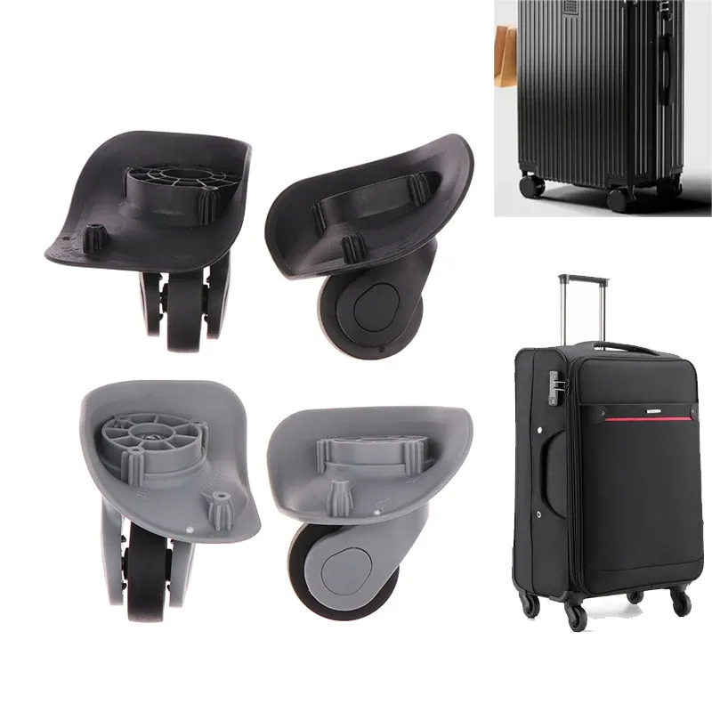 roues de bagage silencieuses pour valise, roulettes à percussion, roue de bagage, remplacement pour valise, accessoire de chariot, haute qualité, 1 paire