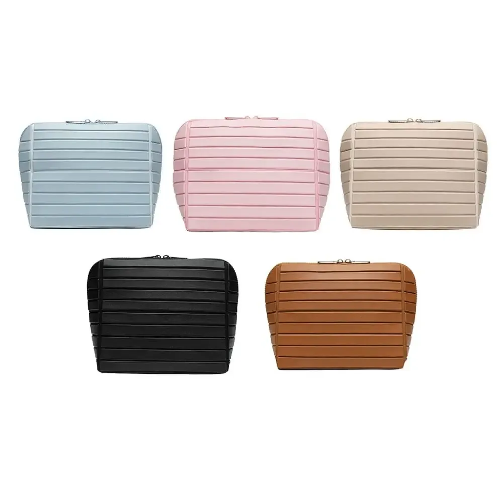 Sac de maquillage de voyage de grande capacité, 27 poches, sac à cosmétiques portable, séparateurs réglables pratiques, pochette de rangement pour femmes