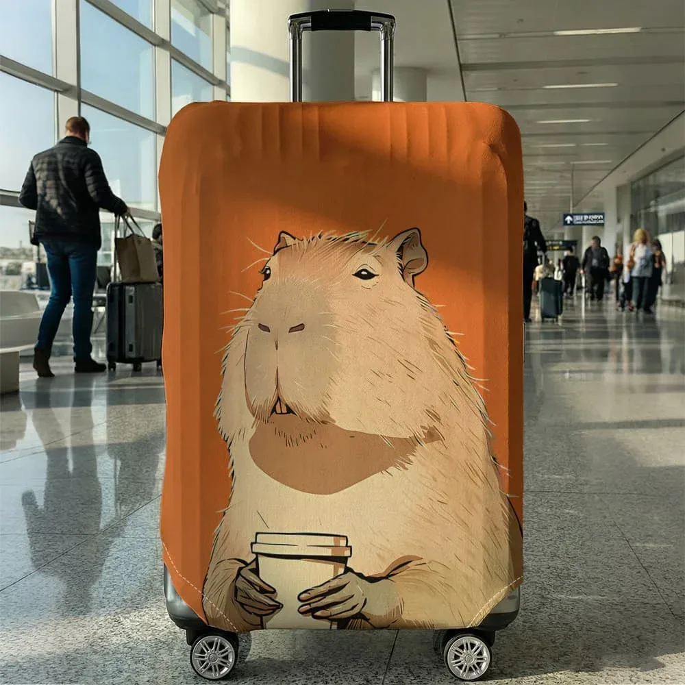 housse de protection pour bagages à motif animal, ensemble adapté aux bagages de 18 à 32 pouces, housse de poignée de valise, accessoires de voyage