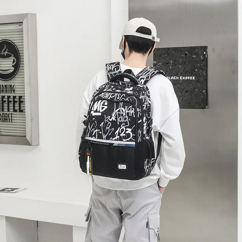 sacs d'école pour adolescents, sacs d'école pour collégiens, sac à dos de voyage en plein air, sac à dos pour ordinateur portable, grand sac à livres pour étudiants, mochila