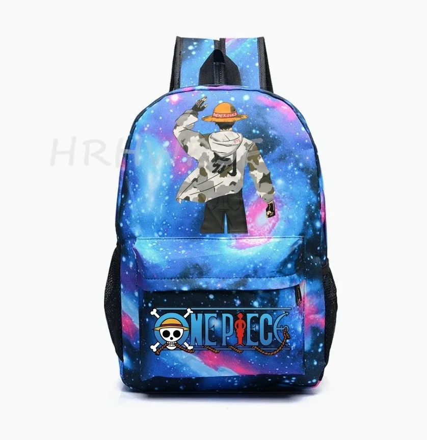 sac à dos one piece monkey d luffy pour adolescents, sac à dos en nylon pour filles, sac à dos mignon pour femmes, sac à dos pour ordinateur portable, sac de voyage, sac à dos de grande capacité, unisexe