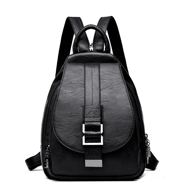 mode en cuir souple femmes sac à dos de haute qualité durable femme voyage sac à dos fermeture éclair bandoulière conception femmes sac à dos