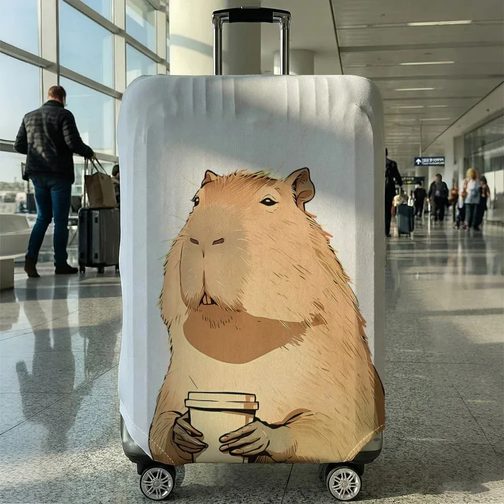 housse de protection pour bagages à motif animal, ensemble adapté aux bagages de 18 à 32 pouces, housse de poignée de valise, accessoires de voyage