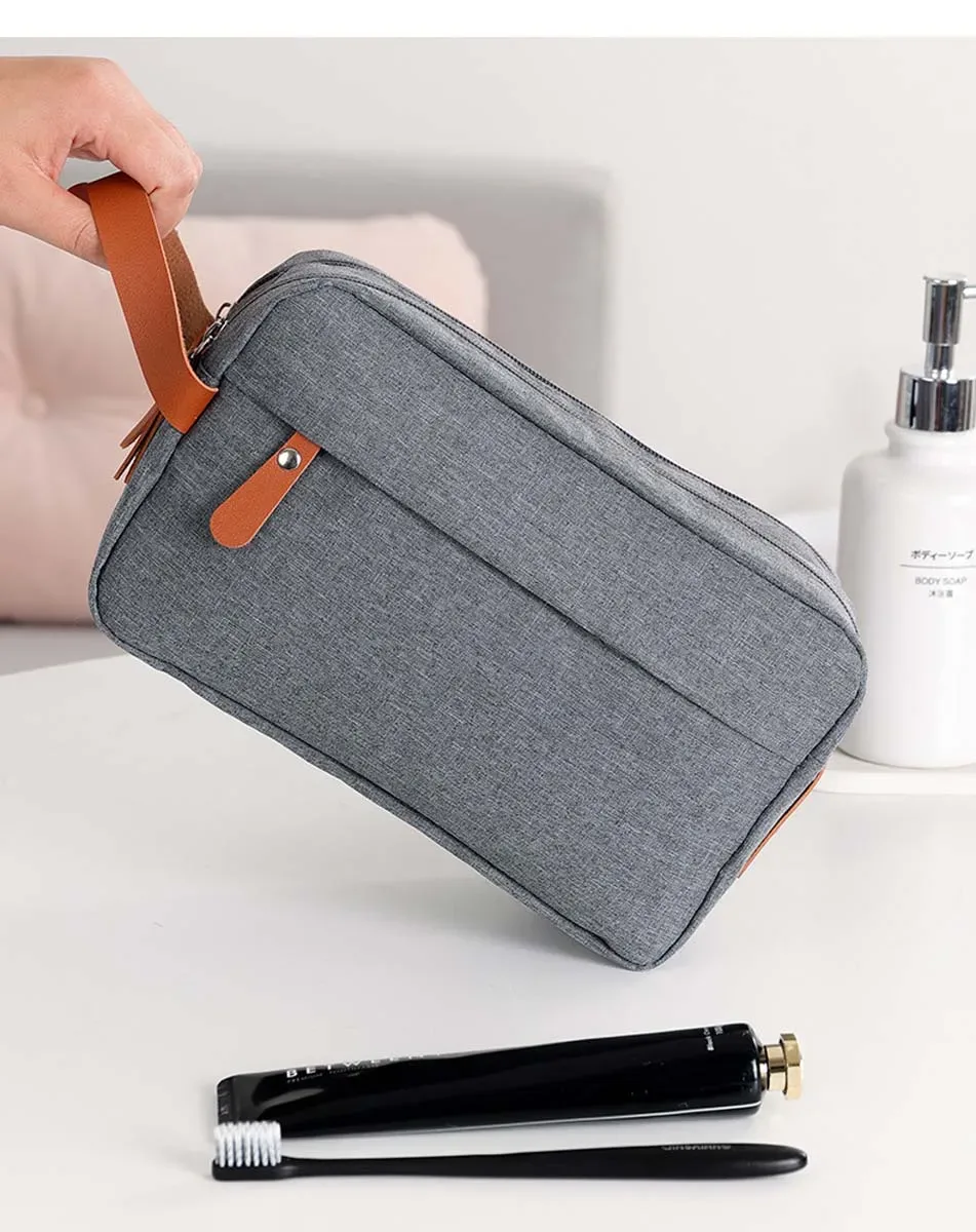 petite trousse de toilette pour homme, sac de rangement pour cosmétiques, portable, moderne, simple, grande capacité, voyage