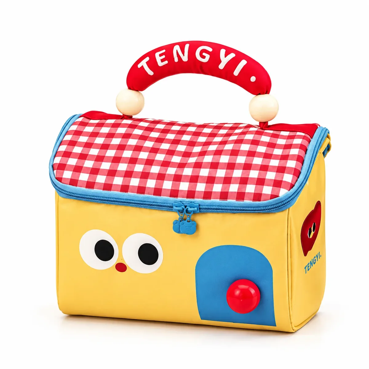 pochette de rangement mignonne pour la maison, trousse de maquillage grande capacité, sac fourre-tout isotherme pour le déjeuner