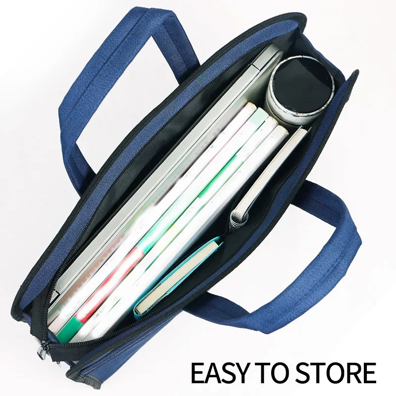 sac à main d'affaires huajie grande capacité, résistant à l'usure, sac pour ordinateur portable, sac de rangement de documents de bureau, sac de voyage portable pour hommes