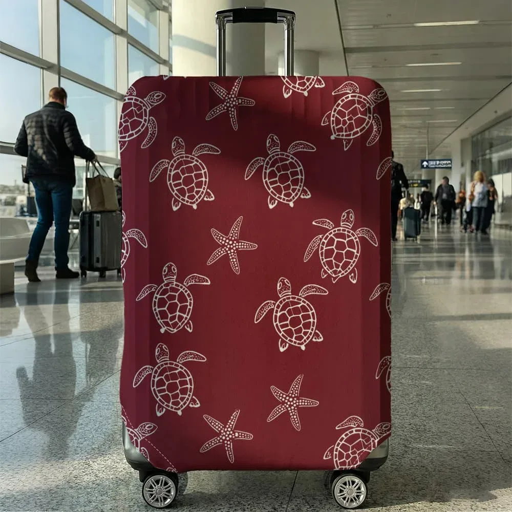 housse de protection pour bagages turtle starfish, adaptée aux bagages de 18 à 32 pouces, protège-poignées de bagages, accessoires de voyage