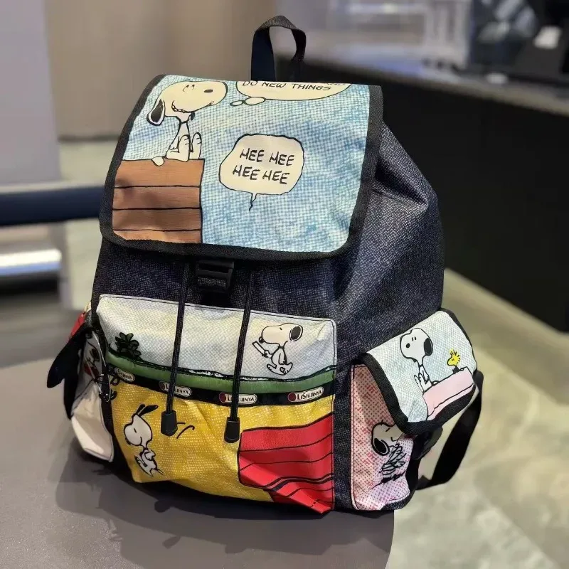 Nouveau Sac à Dos Étudiant Snoopy 2026 – Mignon, Grande Capacité, Léger, Idéal pour les Trajets Quotidiens