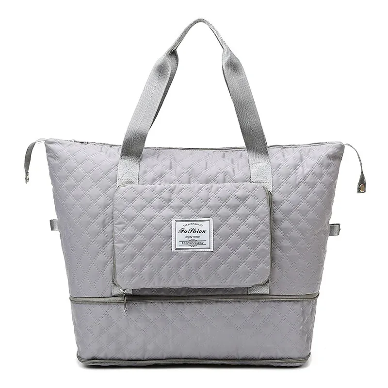 sac de voyage pliable étanche pour femme, grande capacité, séparation sèche et support, sac de rangement, fourre-tout lingge, yoga initié