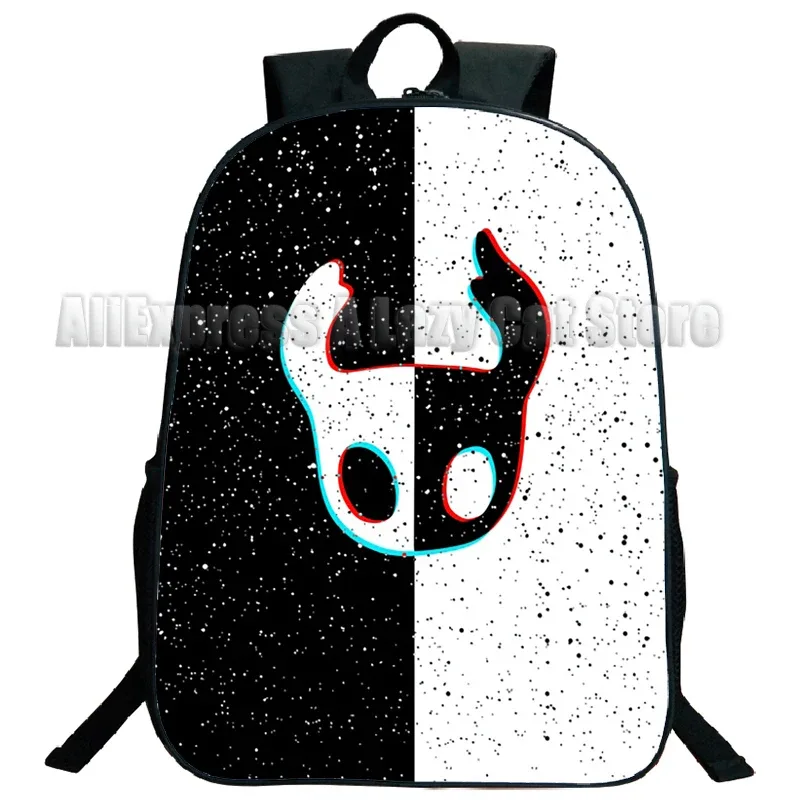 anime hollow knight cartable, cartoon game shouder backpack, school boys and girls bagpack, teenager travel rucksack