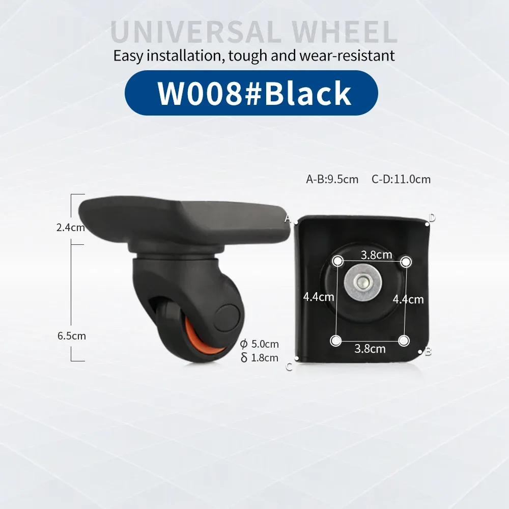 accessoires de roues pour valises, roues universelles pour bagages en cuir, roulettes pour valises à roulettes