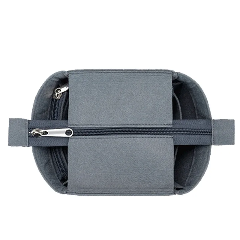 organisateur de sac à cosmétiques en feutre pour femme avec fermeture éclair, insert de sac fourre-tout, compatible avec picotin 18 22, nouveauté 2026