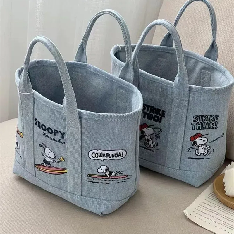 Sac à bandoulière Snoopy mignon de dessin animé, petit sac de rangement tendance pour hommes et femmes, idéal pour la rentrée scolaire
