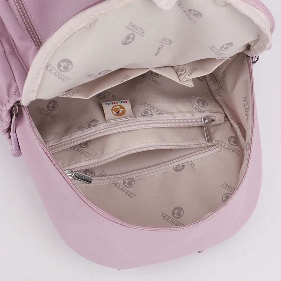 sac à dos en nylon imperméable pour femme, sac à dos solide, sacs d'école décontractés, sac de voyage, sac initié par les filles, haute qualité, nouveau