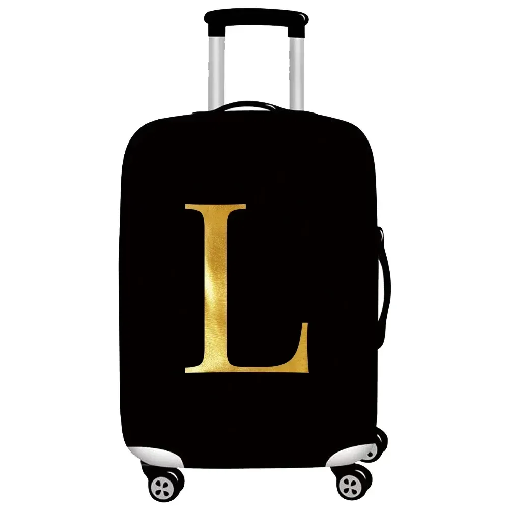 housse de protection pour bagages, épaisse et élastique, housse de protection contre la poussière, anti-rayures, housse de protection pour valise, série de lettres